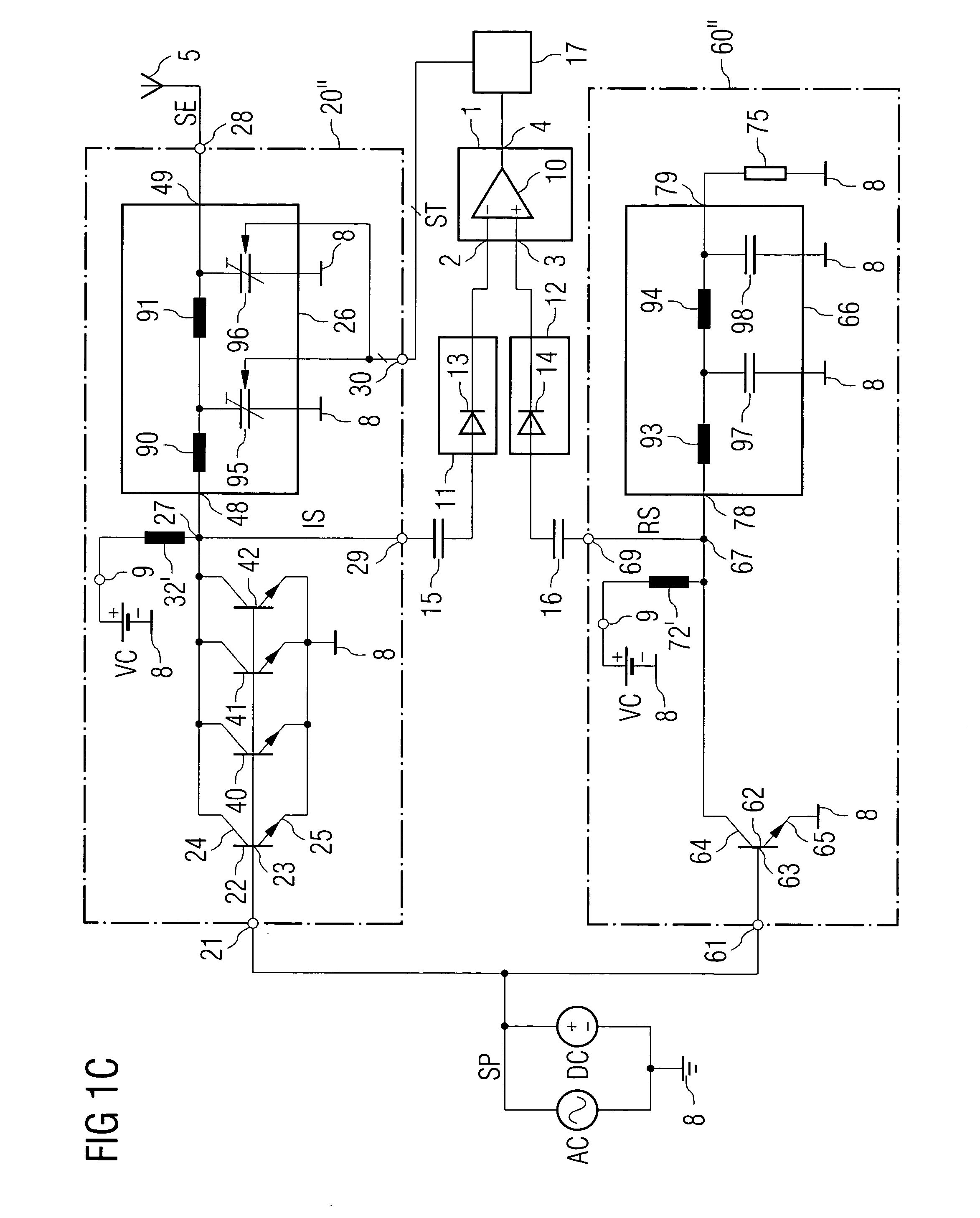 Transmitting arrangement and method for impedance matching