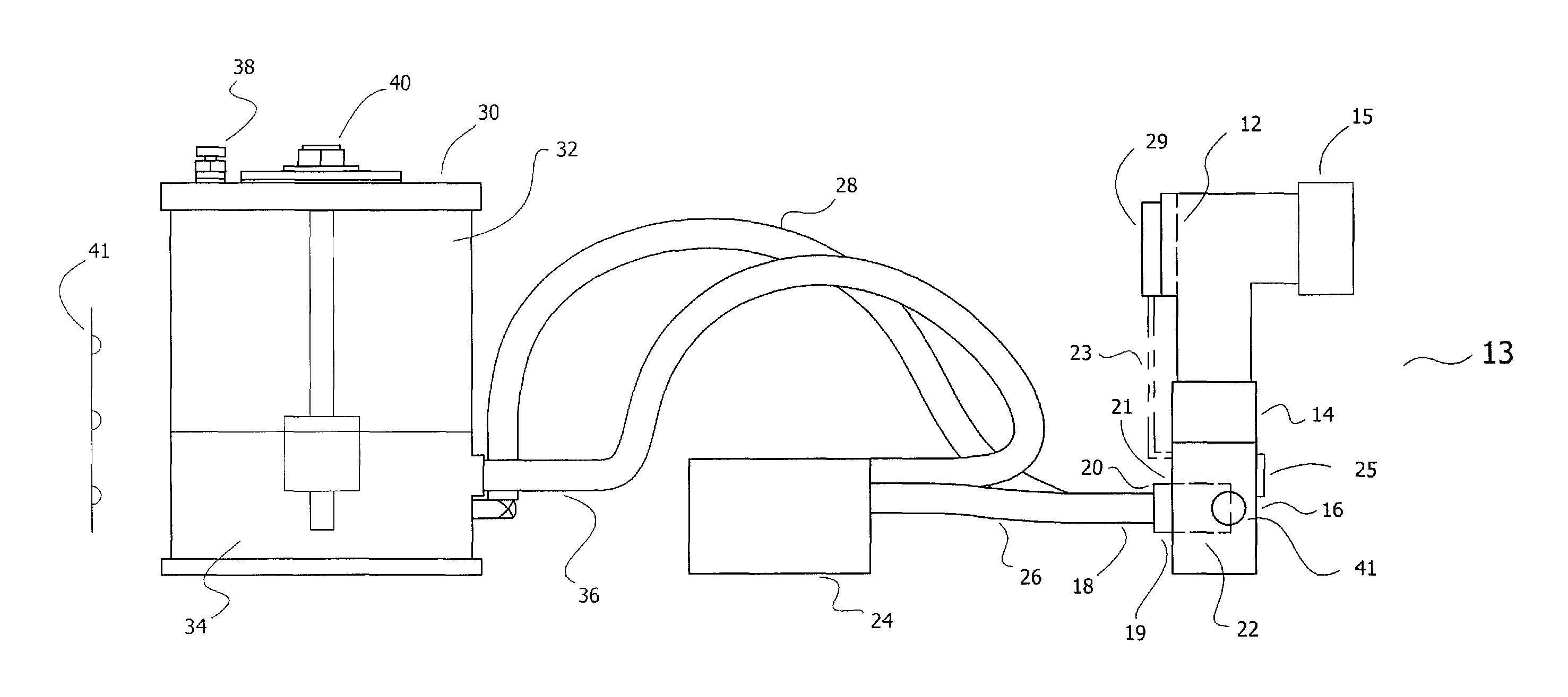 Liquid cooled video projector