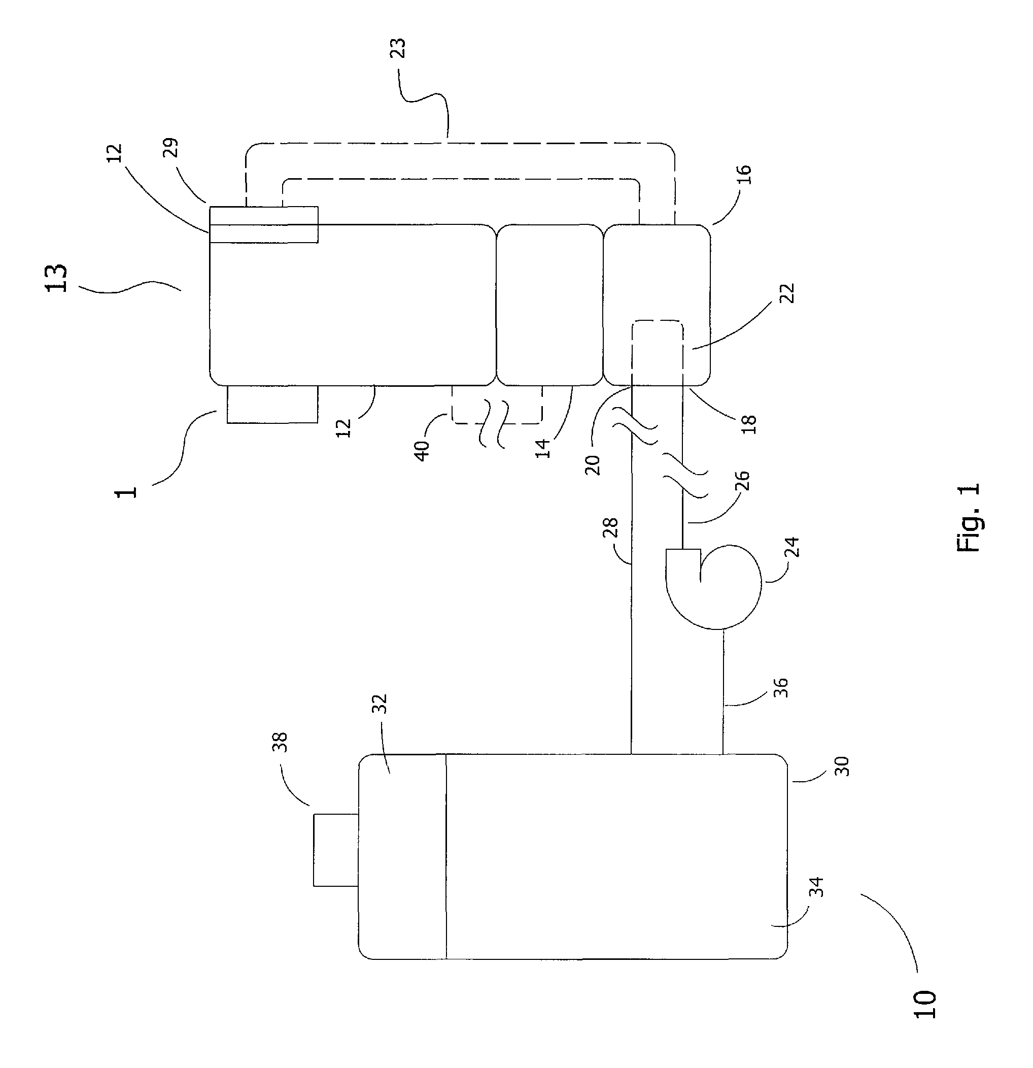 Liquid cooled video projector