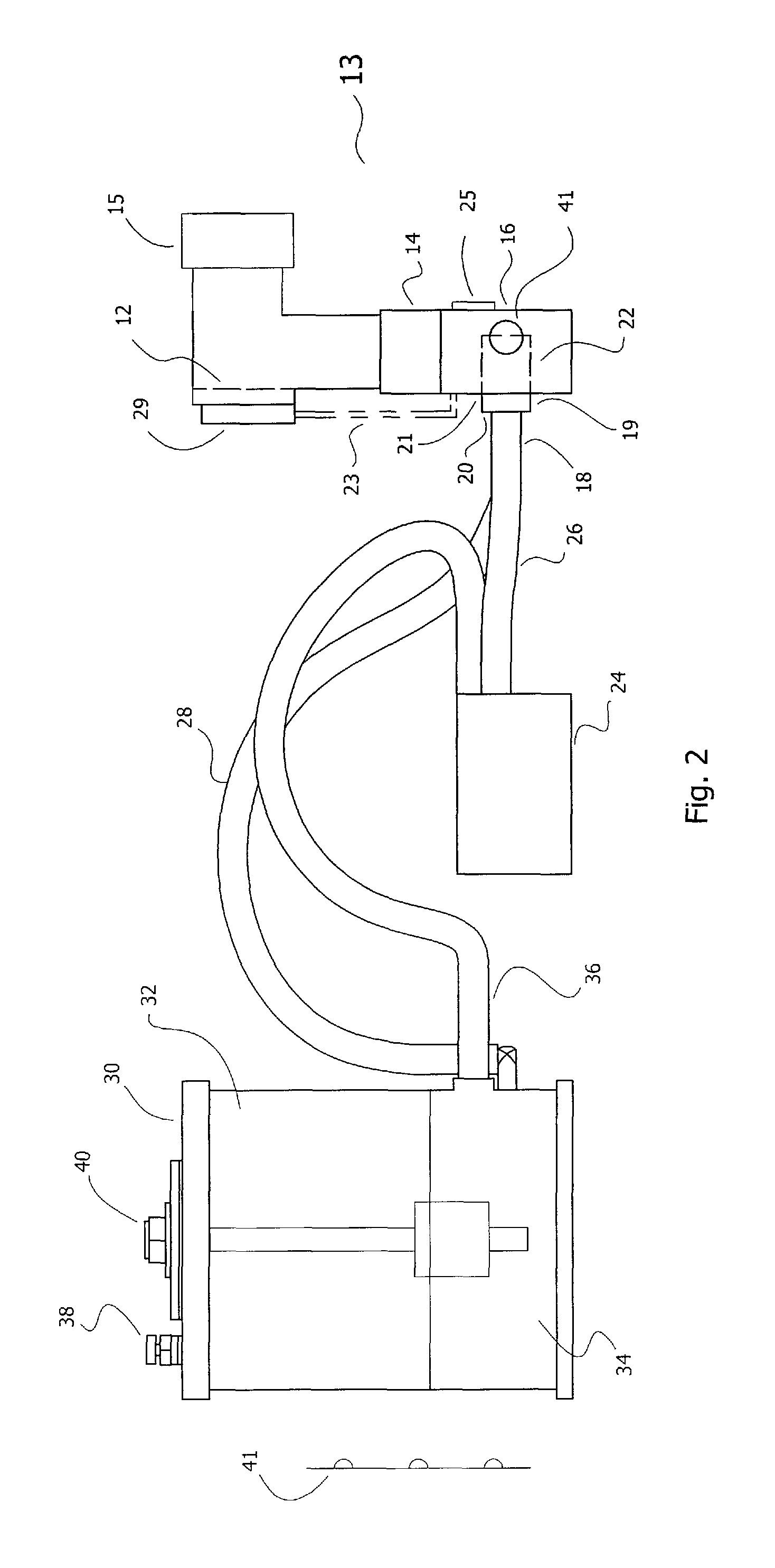 Liquid cooled video projector