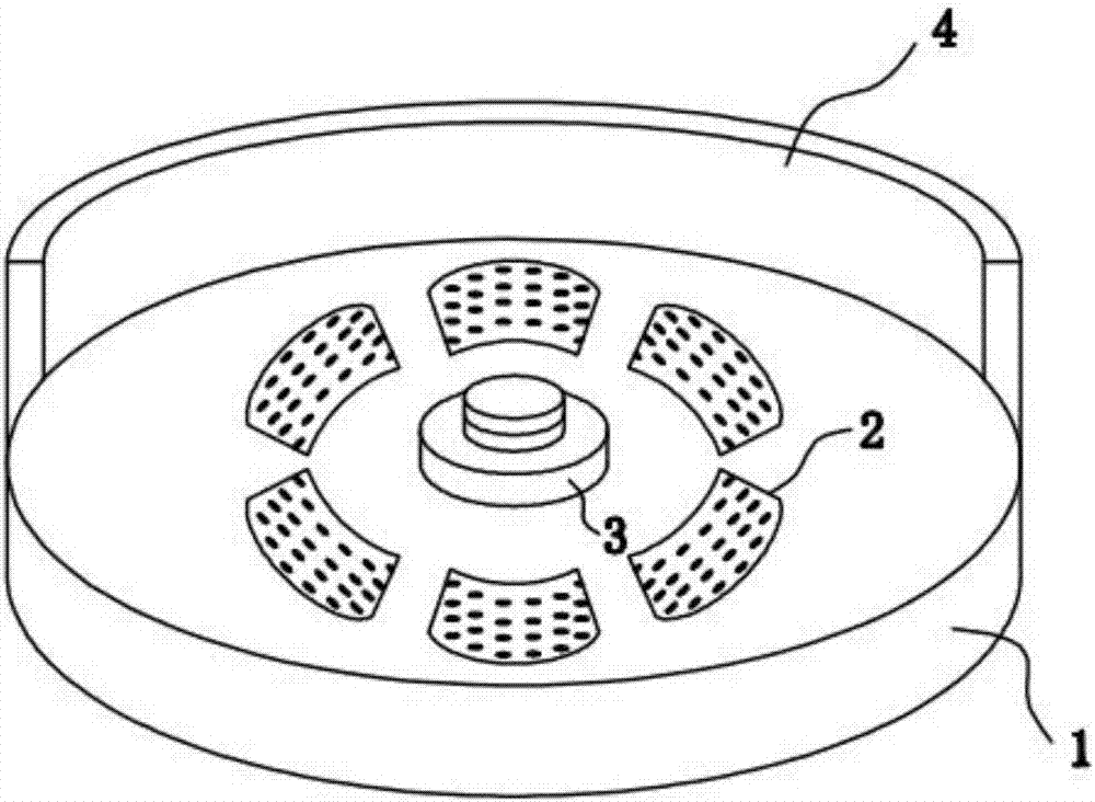 Improved type tablet counting plate device