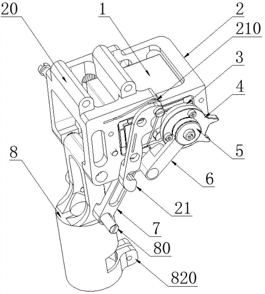 Retractable landing gear of unmanned aircraft