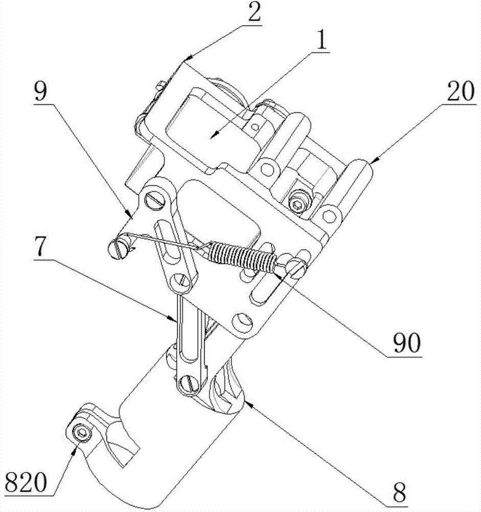 Retractable landing gear of unmanned aircraft