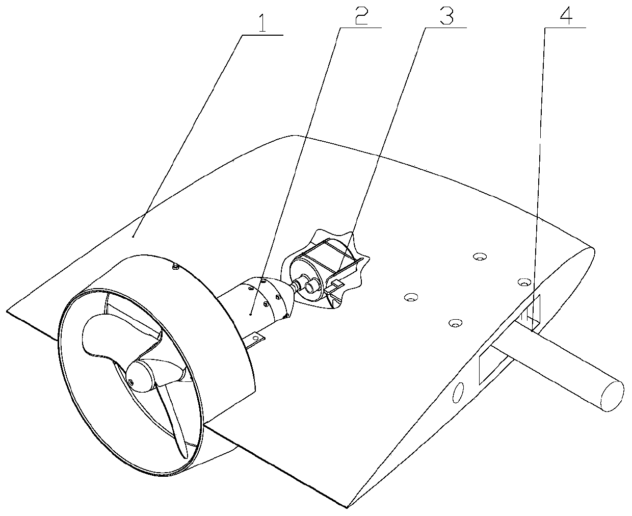 Light-weight rudder plate system