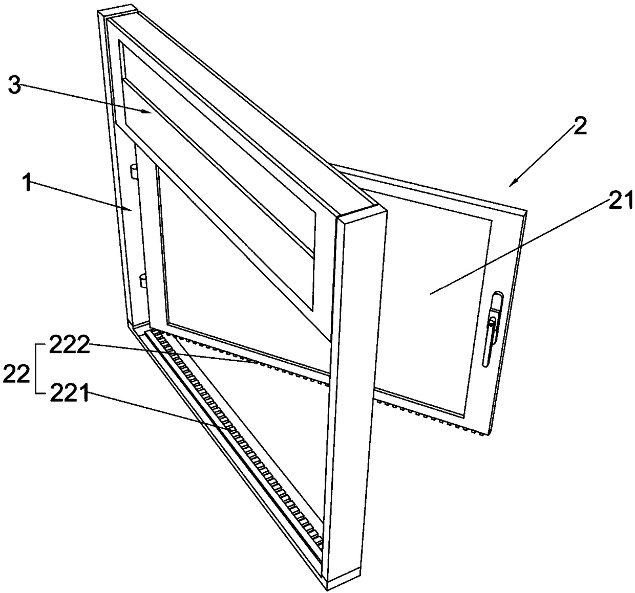 Rain-permeation prevention window