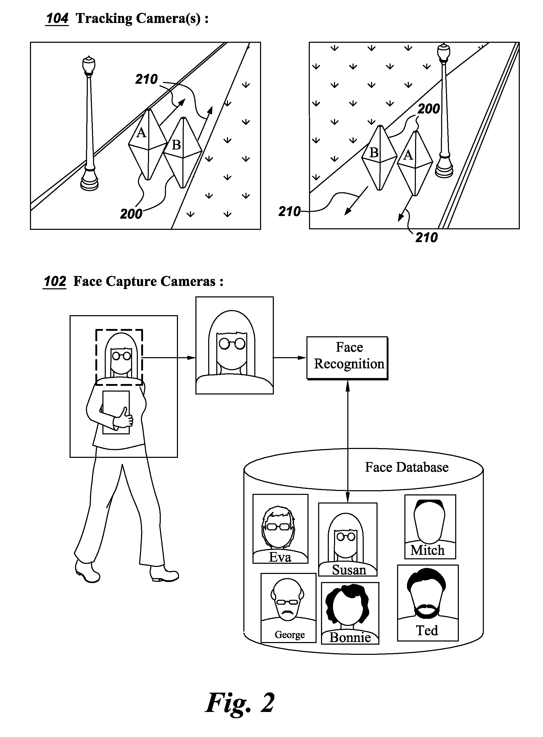 System, method and program product for camera-based discovery of social networks