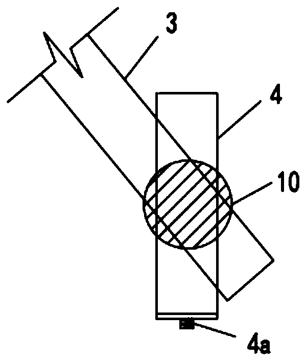 Portable adjustable pump pipe supporting system