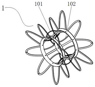 Atrial shunt implanting device