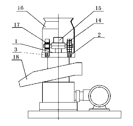 Material discharging tray of pelletizer with cooling structure