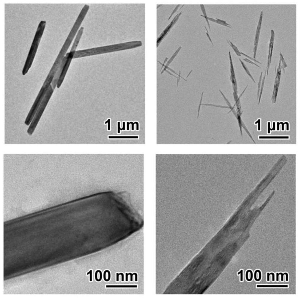 MoO3-x nanobelt material regulated and controlled by one-dimensional plasma resonance absorption and application thereof