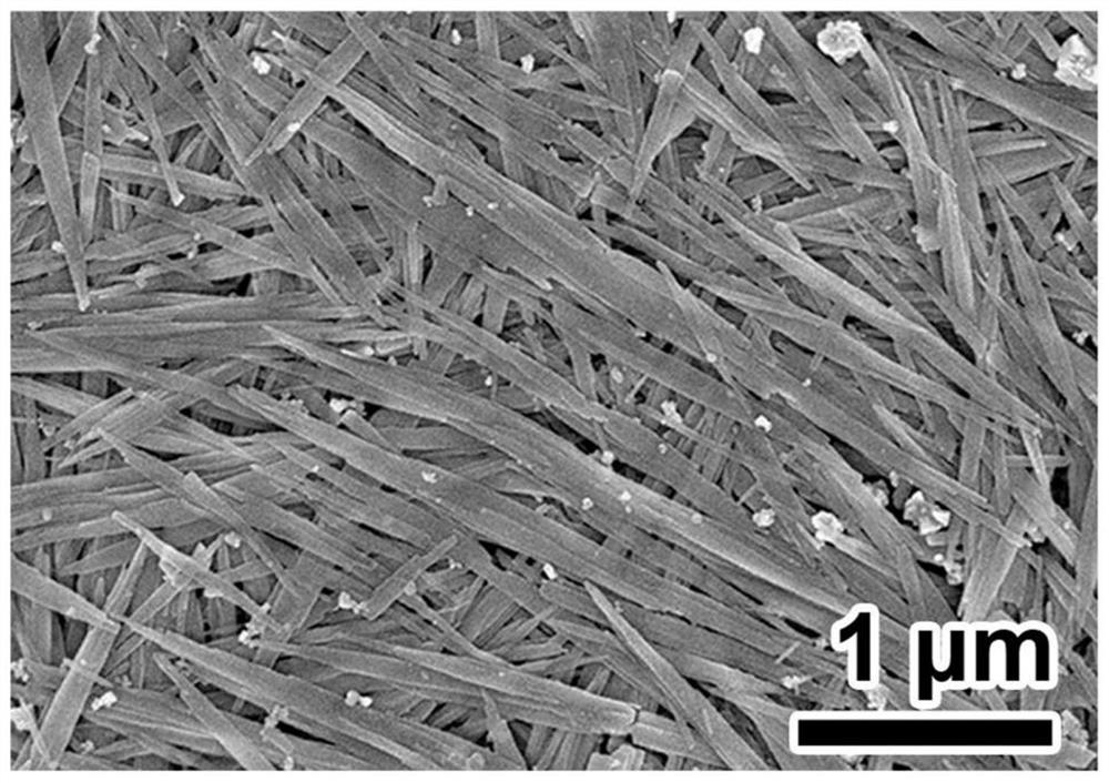 MoO3-x nanobelt material regulated and controlled by one-dimensional plasma resonance absorption and application thereof