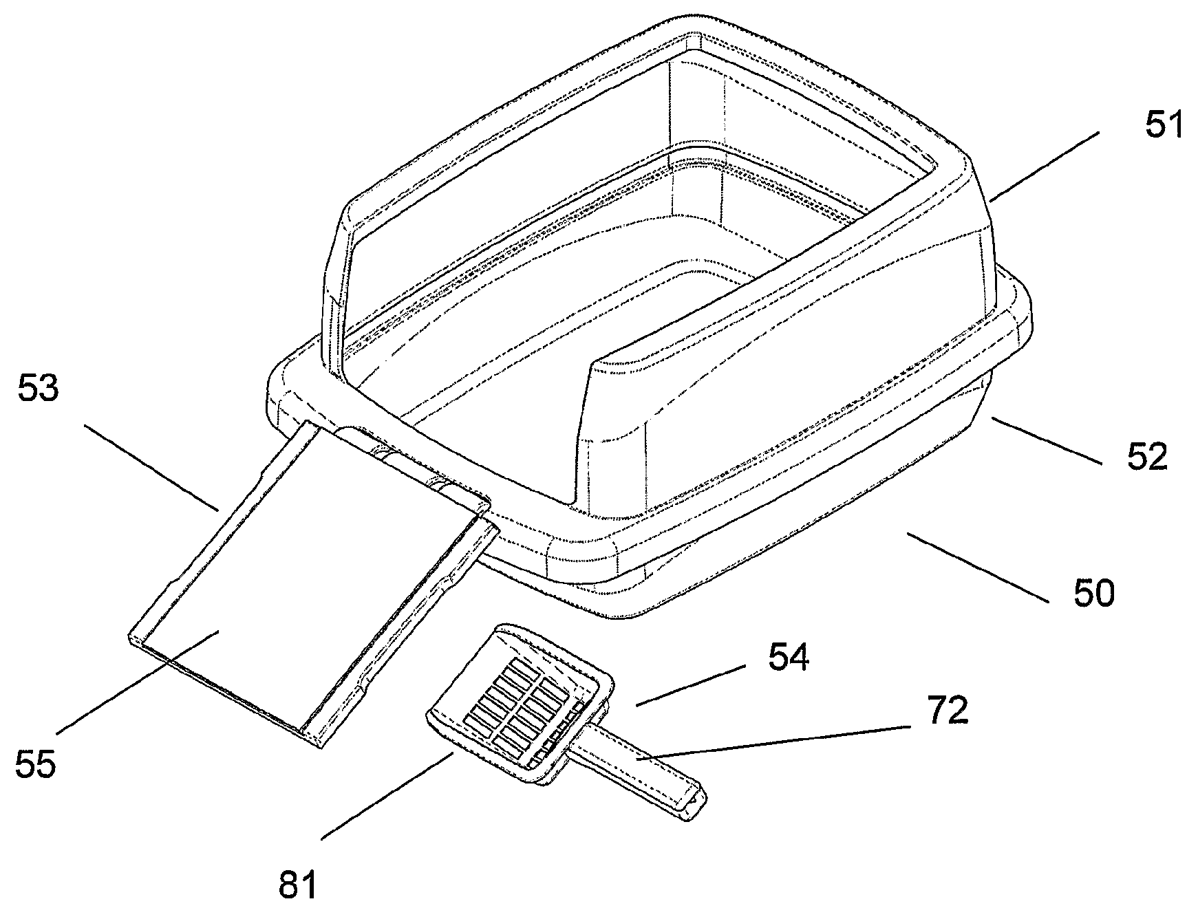 Pet litter box