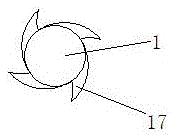 Tail water power generation system of hydroelectric power plant