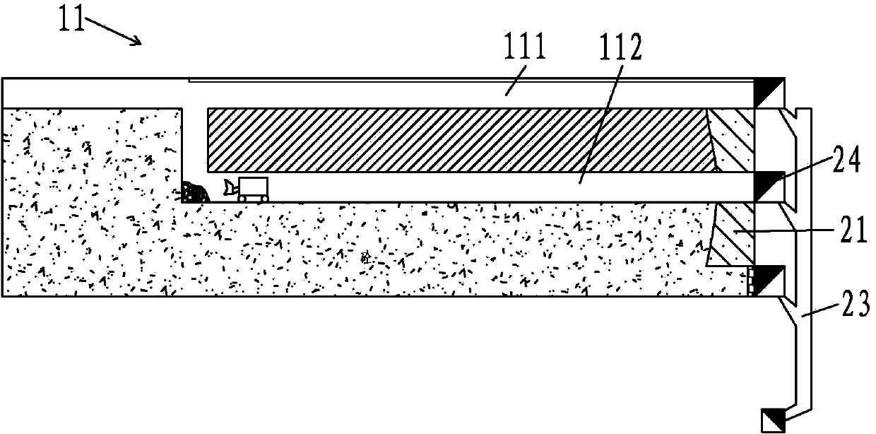 Pillar pre-isolation sublevel stick-filling mining method and ore body therefor