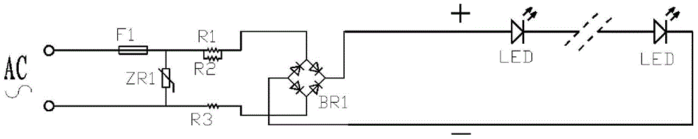 led ac drive circuit