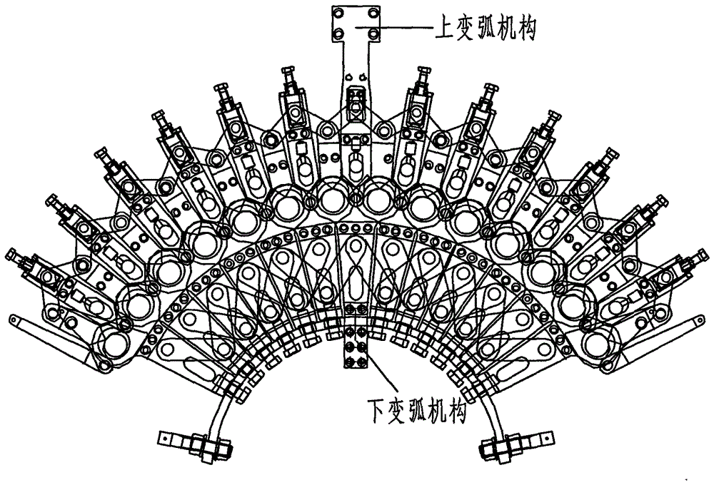 A Reverse Bending Tempered Glass Forming Device and Operation Method