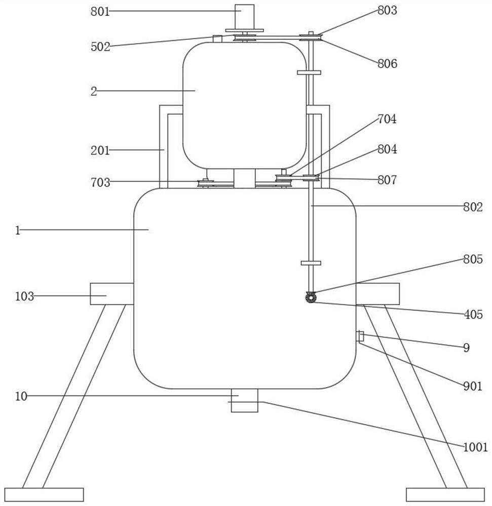 Purification equipment for protein and polypeptide in peanut meal