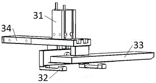 Mechanism for automatically tearing off double faced adhesive tape release paper