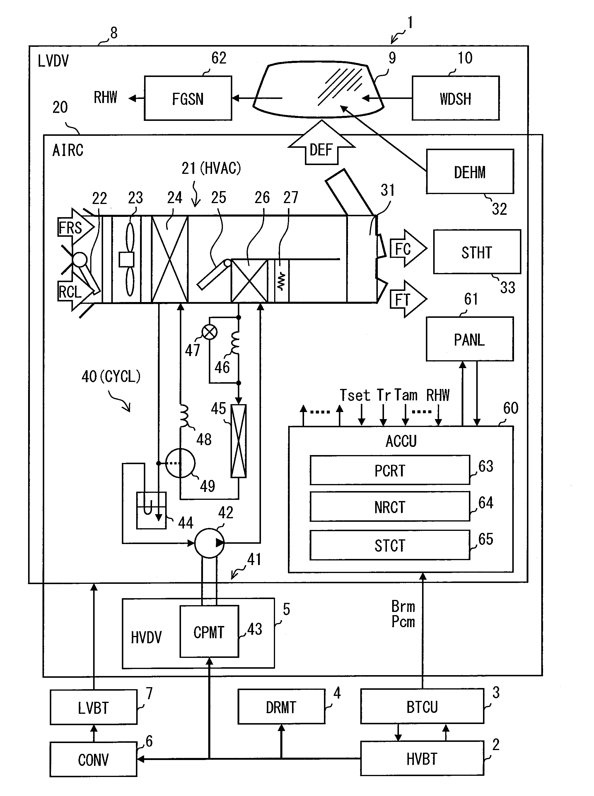 Electric vehicle air-conditioning device