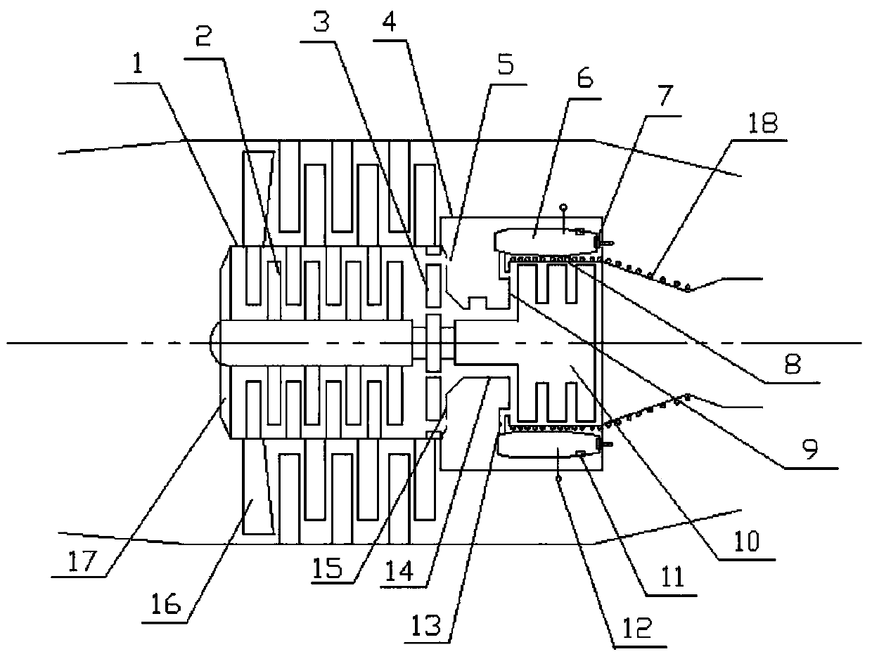 small turbofan engine