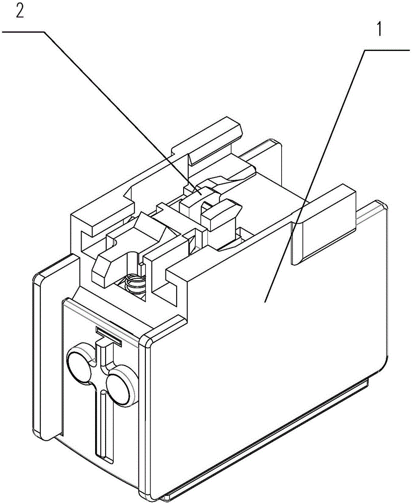 Auxiliary contact terminal group