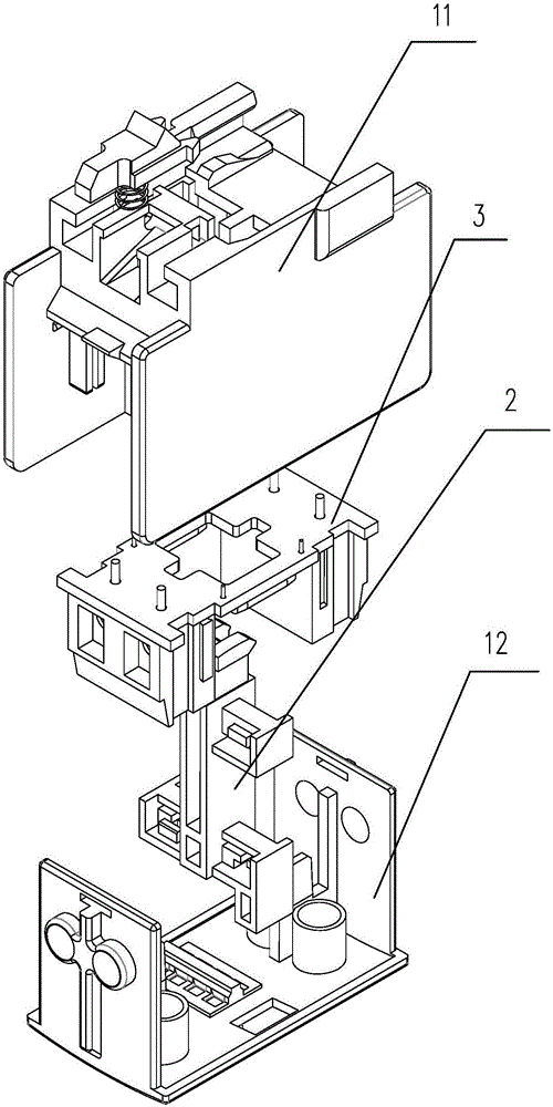 Auxiliary contact terminal group