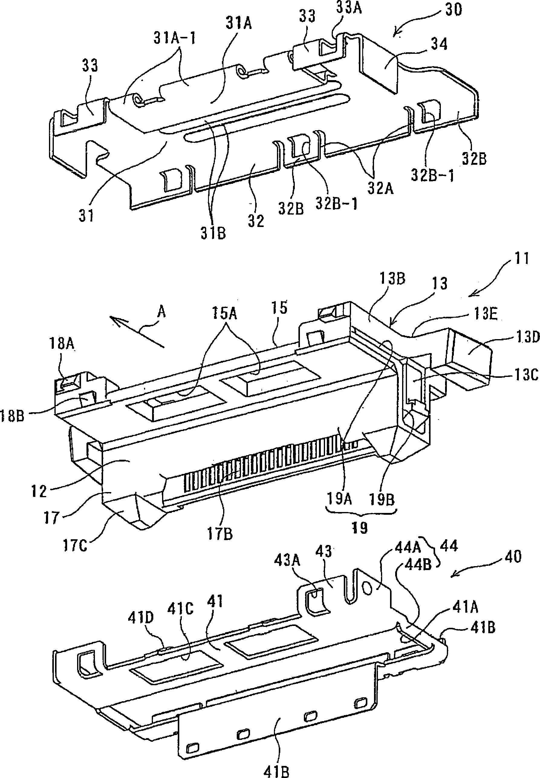 Cable side electric connector