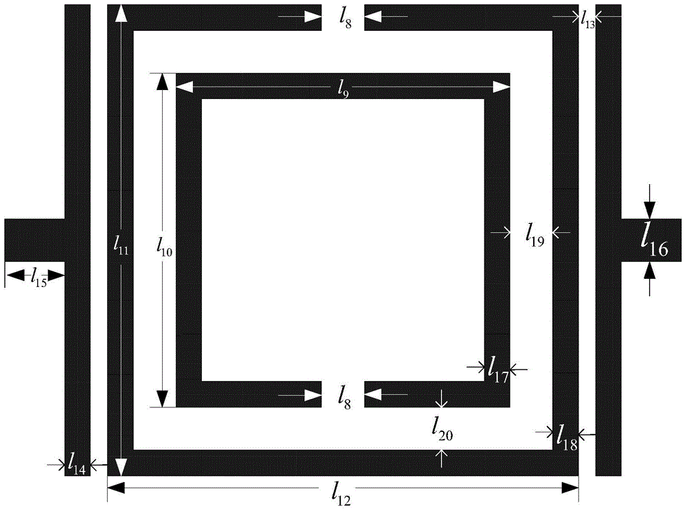 Novel controllable dual-passband filter based on SRR (Split Ring Resonator) and DS-CSRR (dual-Split Complementary Split Ring Resonator)