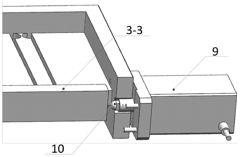 Calibration device for flat capacitive displacement sensor