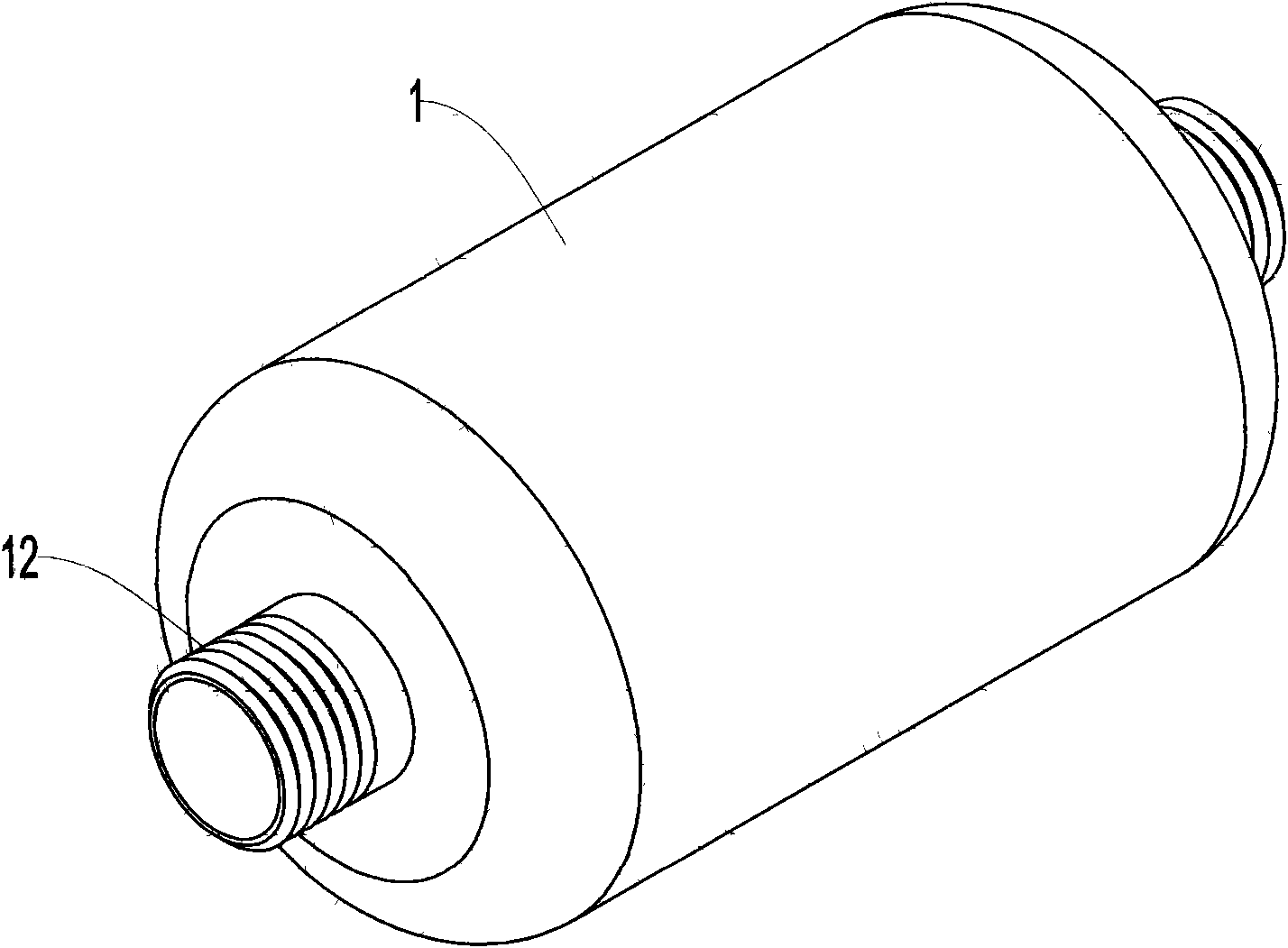 Water purification pipe automatically sterilizing water flow