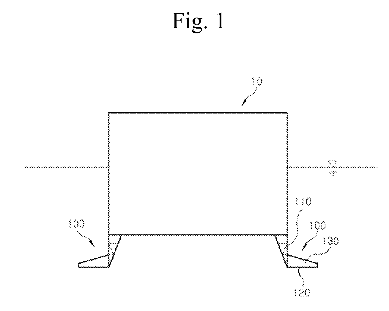 Roll suppression device for offshore structure