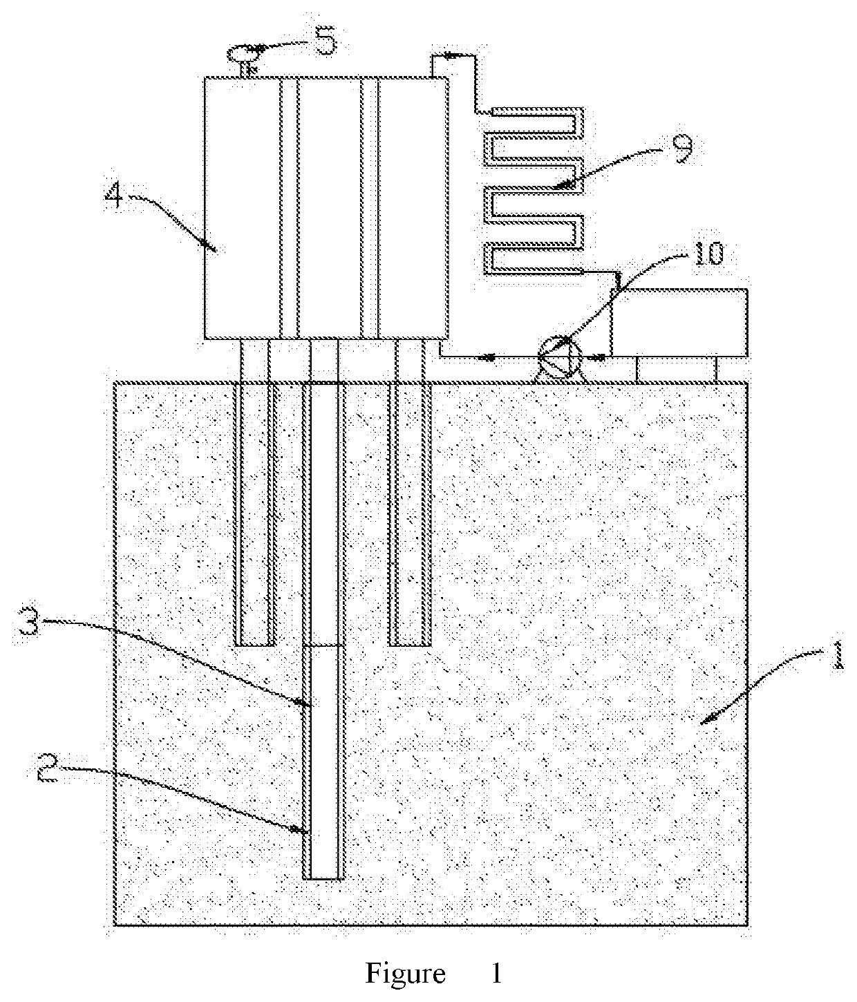 Thermal electricity conversion based on the heat extracted from underground coal fires