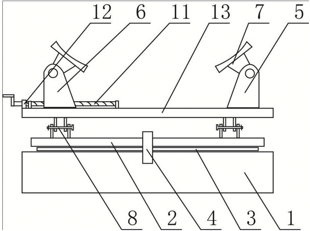 Wind electricity tower tube support frame