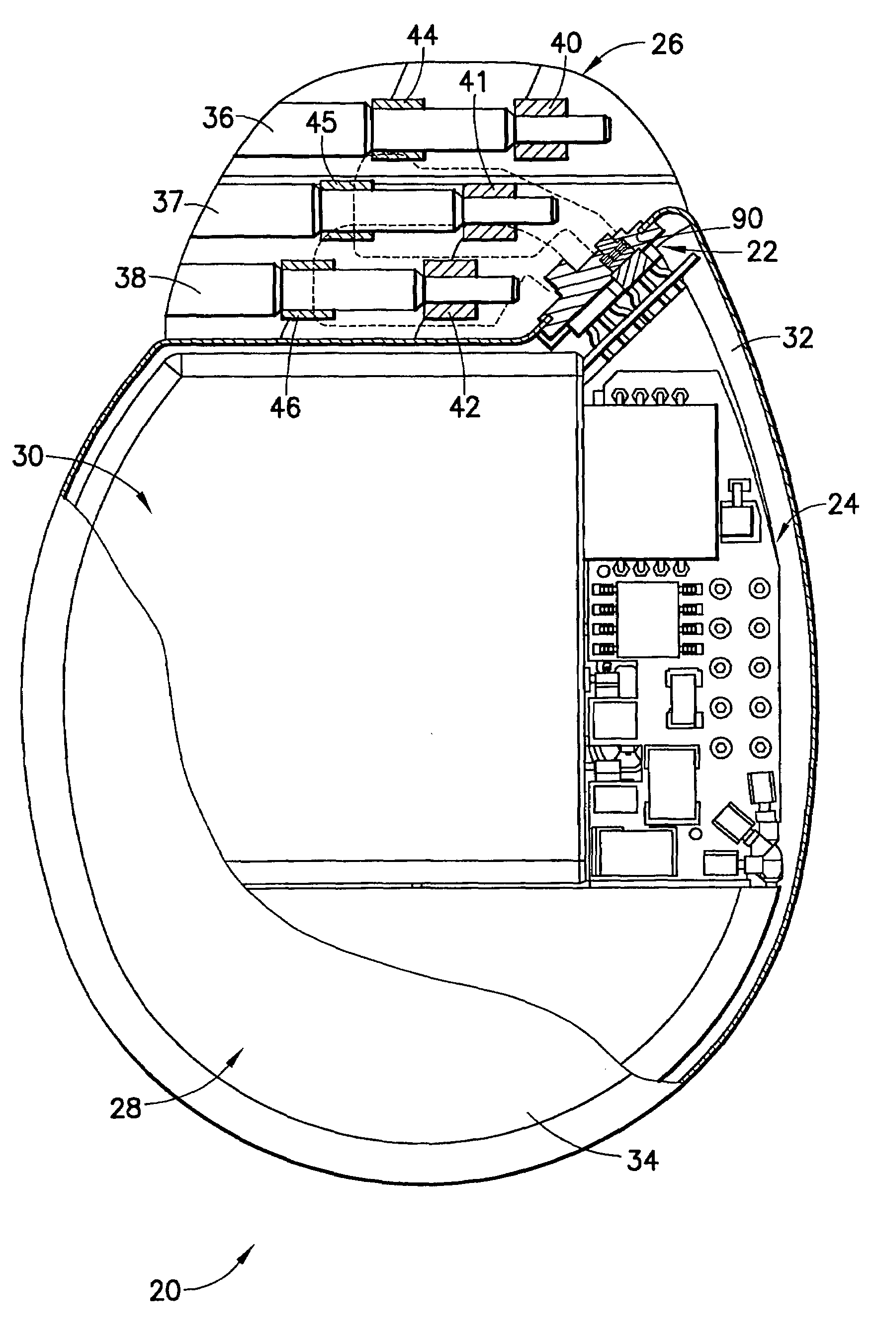 Integrated 8-pole filtered feedthrough with backfill tube for implantable medical devices