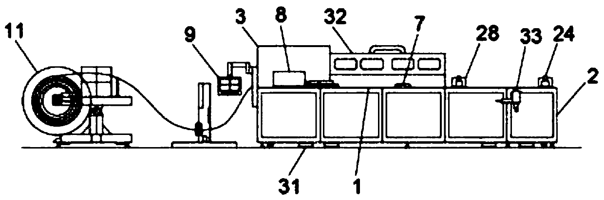 A numerical control manufacturing machine tool for assembling cables