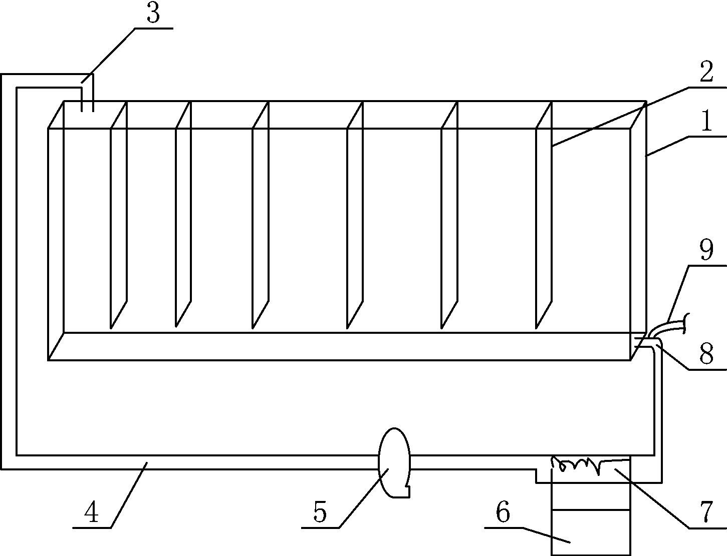 Intra-system temperature-controlled algae liquid external circulating microalgae photobioreactor