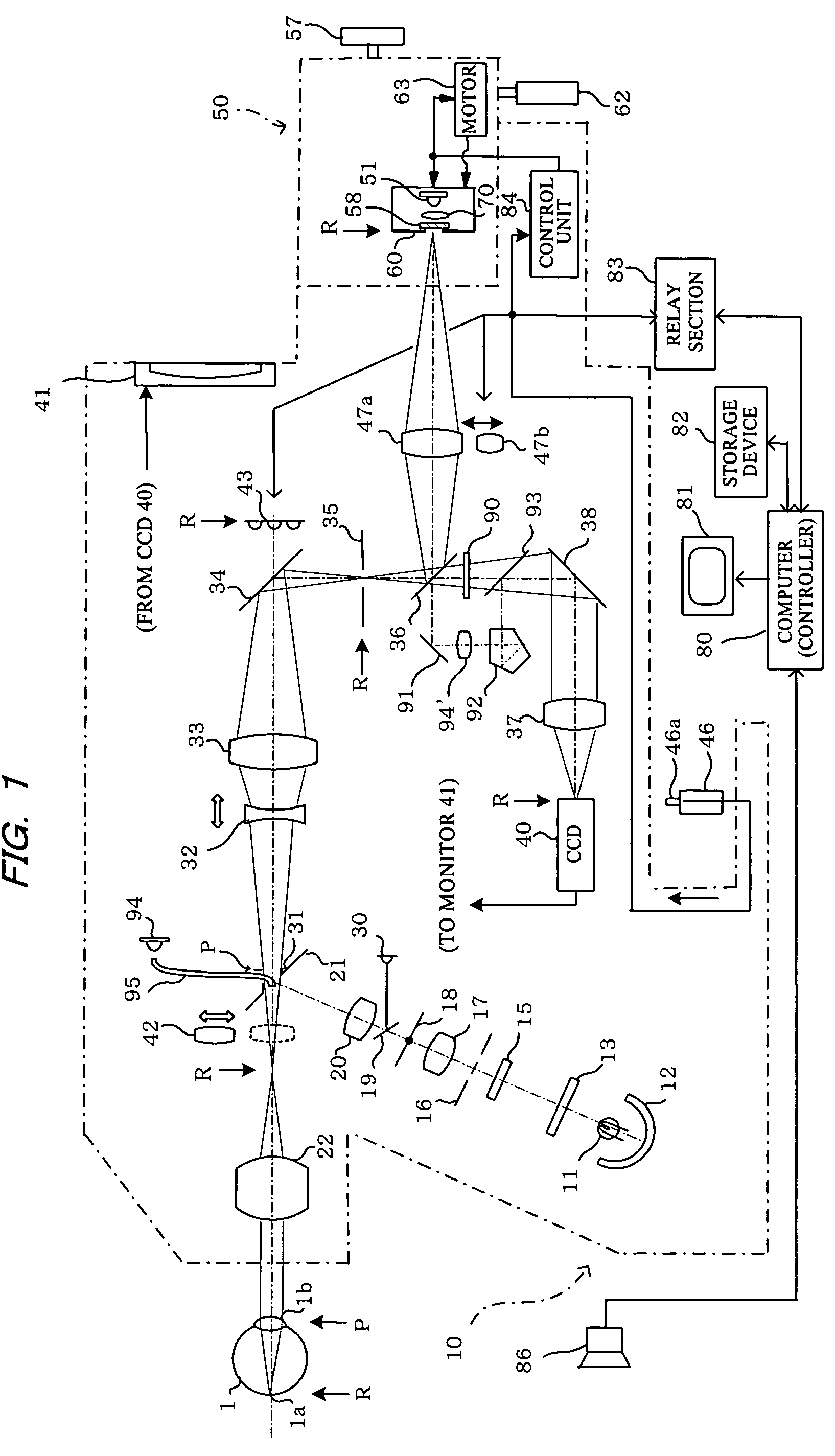 Ocular light stimulus apparatus