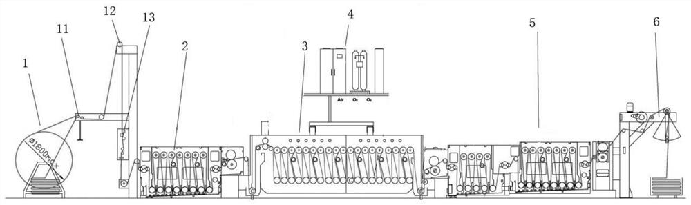 Energy-saving washing system for textile cloth