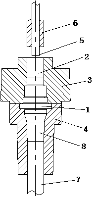 Metal plastic swaging forming method