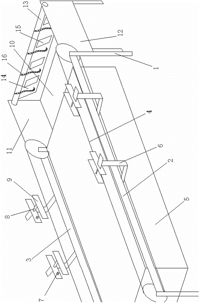 Drying delivery production line structure for lithographed sheet