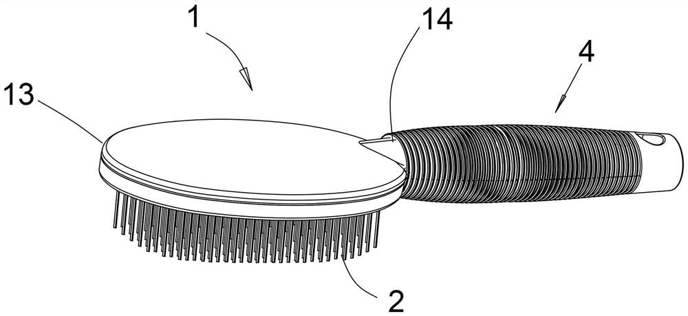 Environment-friendly comb