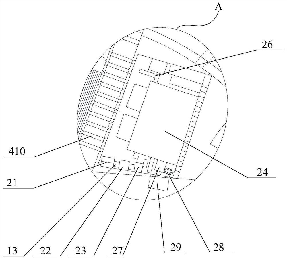 Power system of thermal self-compensation type hydrogen fuel cell power-assisted bicycle