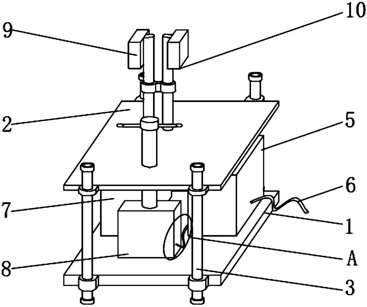 Power supply base station and sound environment detection integrated device