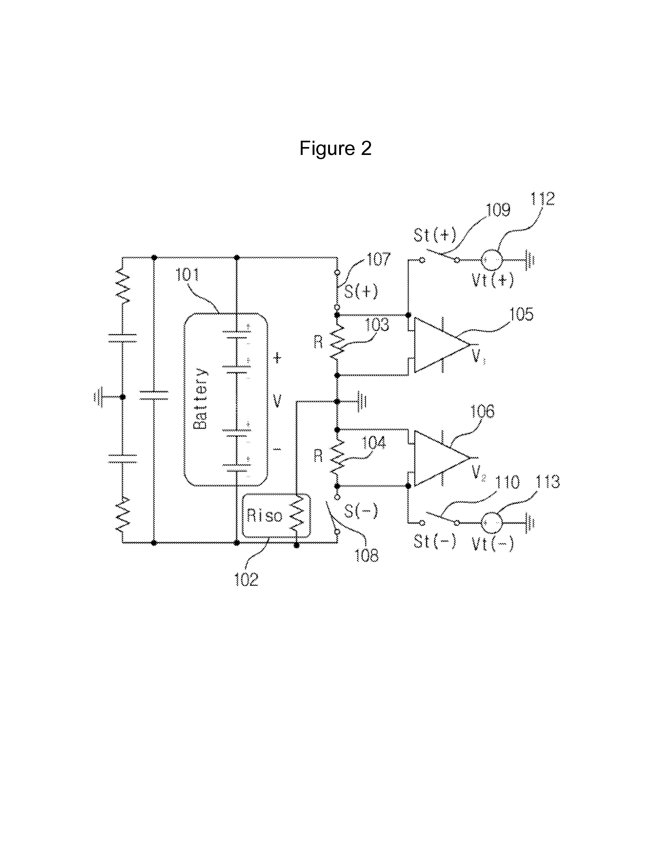 Insulation resistance measurement circuit having self-test function without generating leakage current