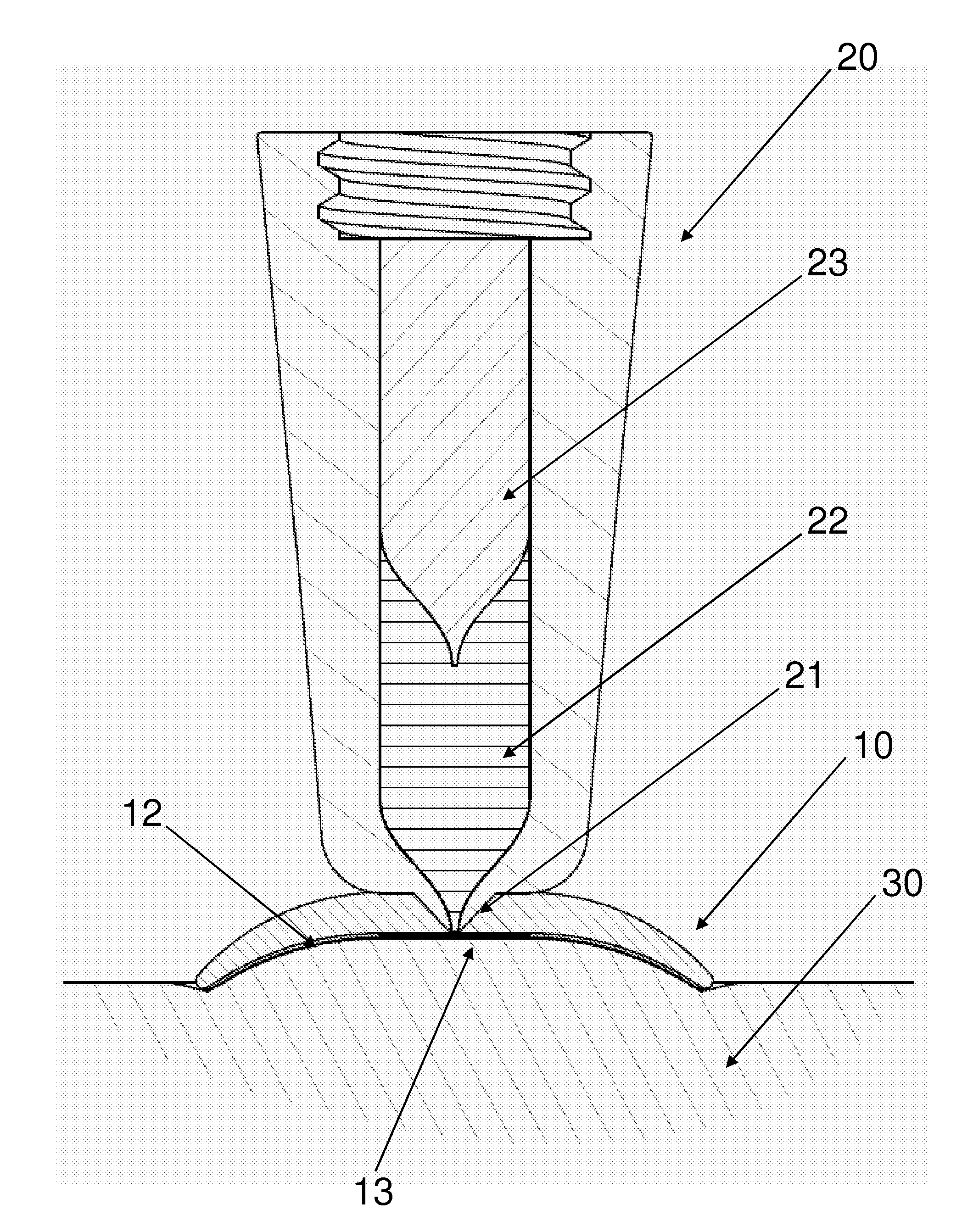 Skin Retention Device for a Medical Jet Injection Unit