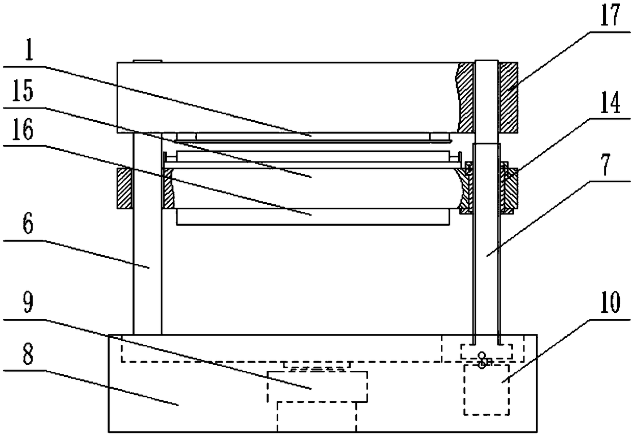 A roller printing machine