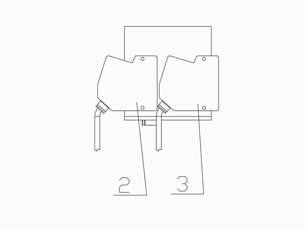 Orbit dynamic detection device for medium and low speed maglev F-type orbits