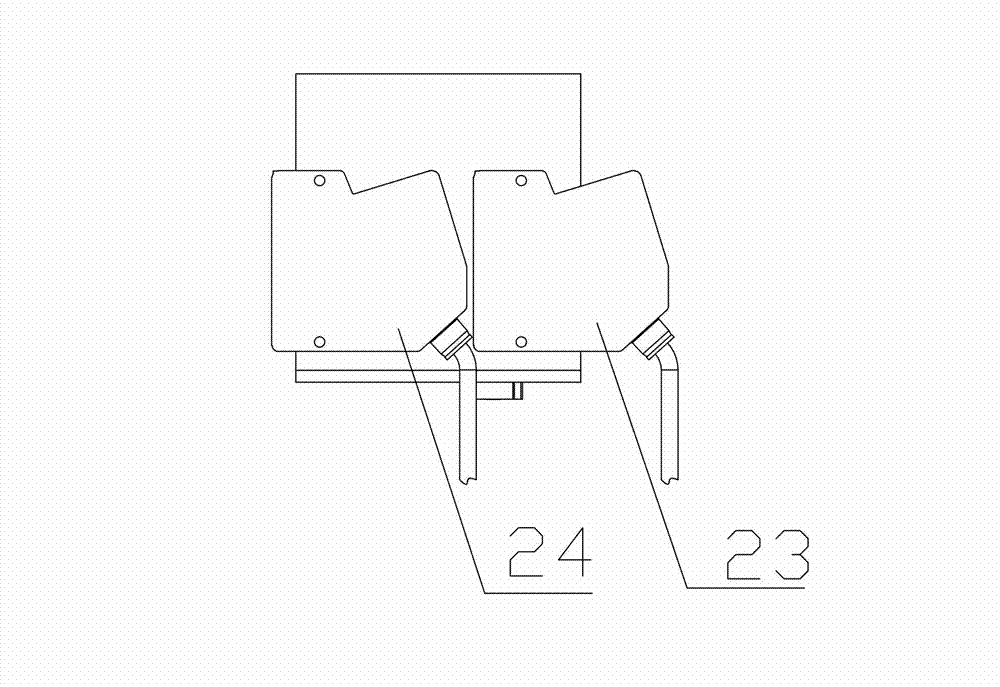 Orbit dynamic detection device for medium and low speed maglev F-type orbits