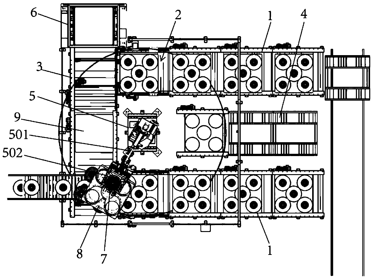 Double-line shared feeding assembly line