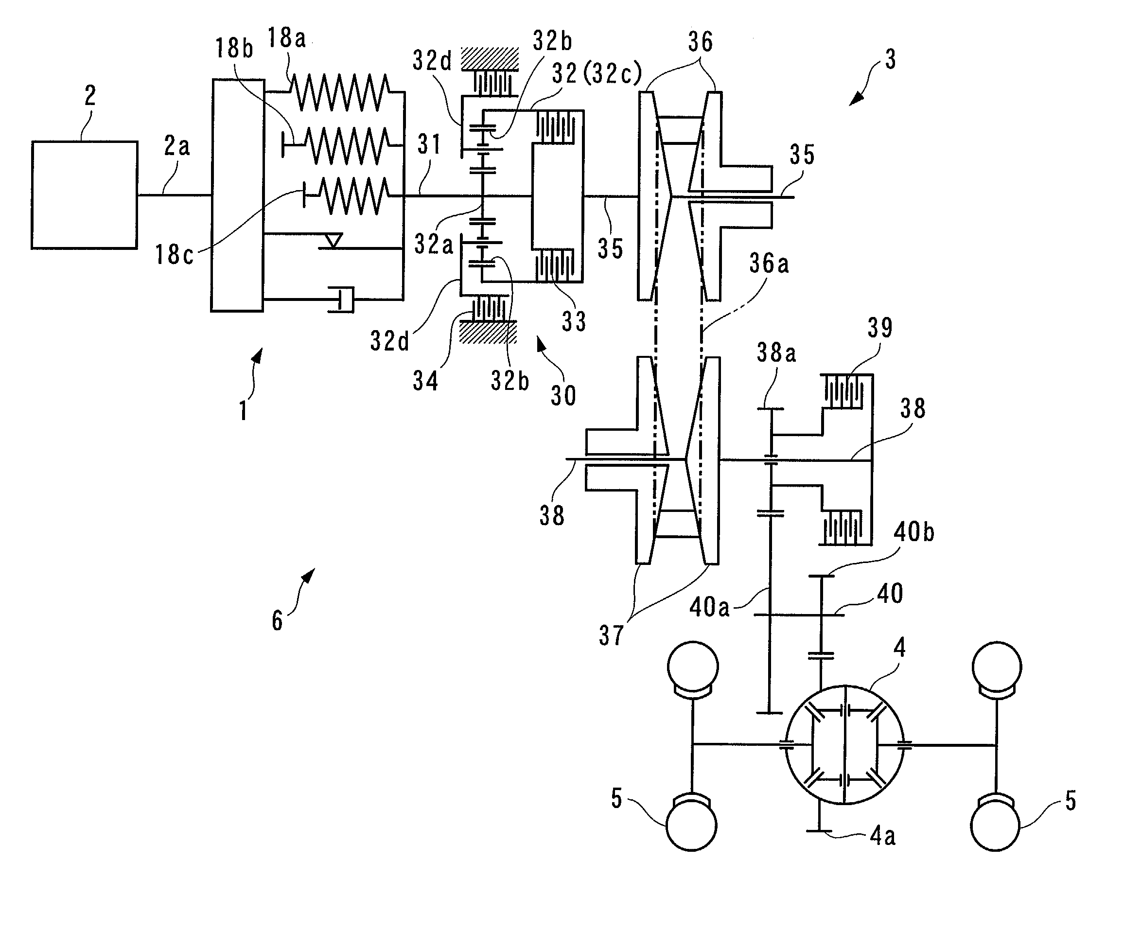 Flywheel device for prime mover